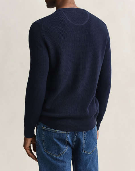 GANT ПУЛОВЕР ΜΜ MICRO TEXTURED COTTON C-NECK
