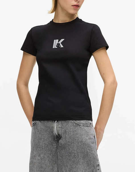 KARL LAGERFELD JEANS KLJ SLIM SS K LOGO TEE