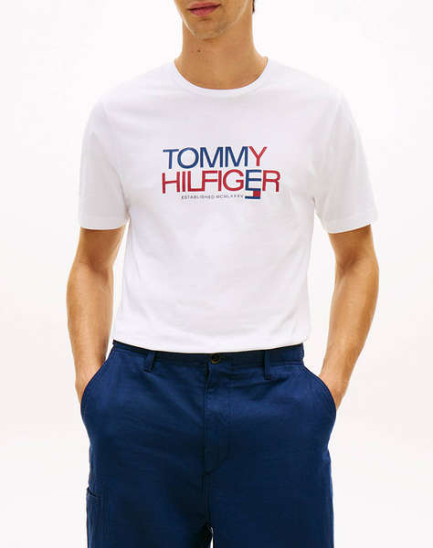 TOMMY HILFIGER BRAND LOVE BIG TEXT TEE