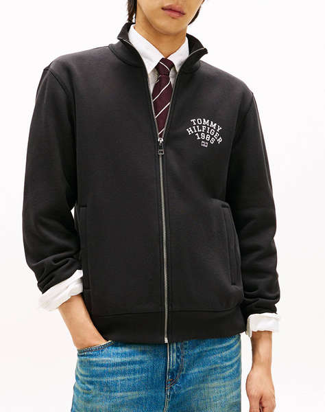 TOMMY HILFIGER HILFIGER ARCH STAND COLLAR ZIP