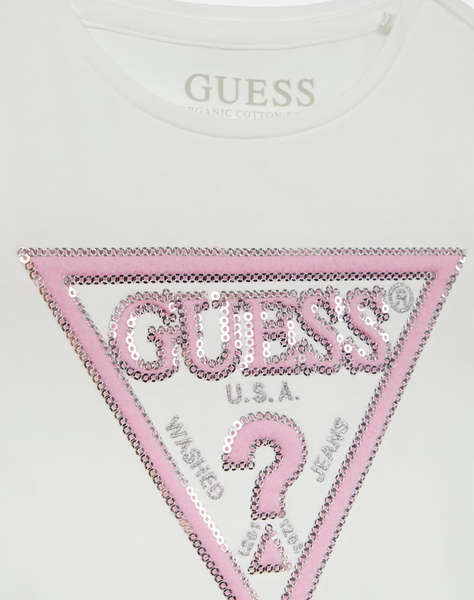 GUESS HIGH LOW SS T-SHIRT ДЕТСКА БЛУЗА GIRL