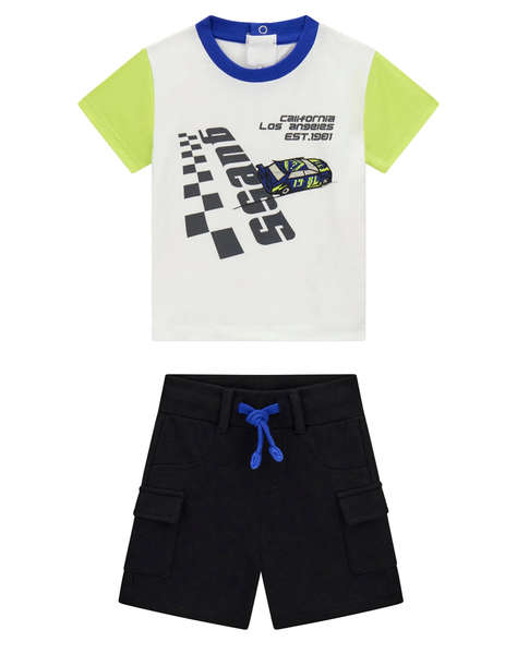 GUESS SET SS T-SHIRT+ACTIVE SHORTS SET ДЕТСКИ BOY