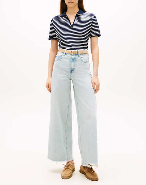 TOMMY HILFIGER LYOCELL PIQUE OPEN-NK SS POLO