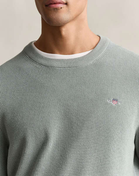 GANT ПУЛОВЕР ΜΜ MICRO TEXTURED COTTON C-NECK