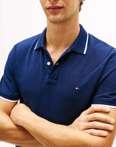 TOMMY HILFIGER PIQUE UNDERCOLLAR REG POLO