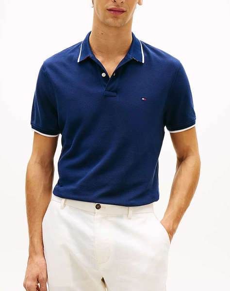 TOMMY HILFIGER PIQUE UNDERCOLLAR REG POLO