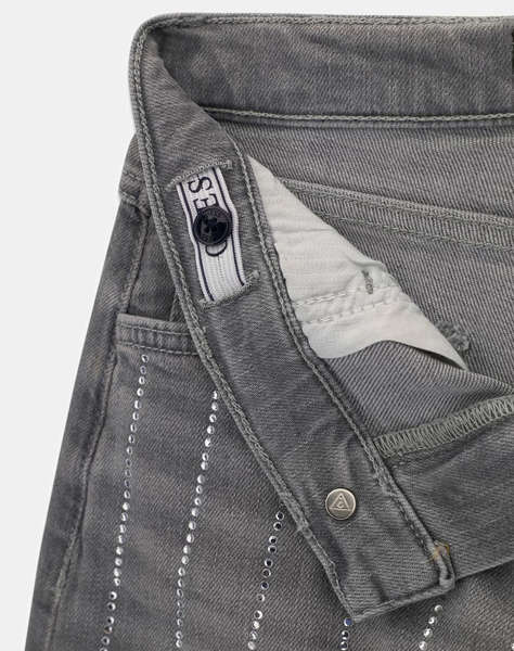 GUESS PALAZZO GREY STR DENIM PANTS TROUSERS ДЕТСКИ GIRL