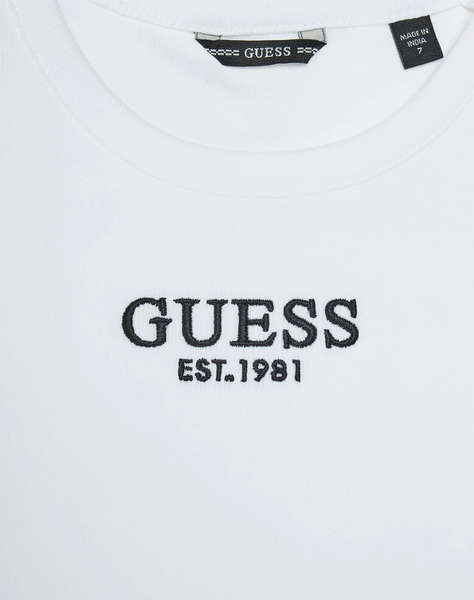 GUESS RIB MIDI SL T-SHIRT ДЕТСКА БЛУЗА GIRL