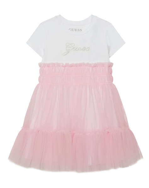 GUESS MIXED FABRIC SS DRESS РОКЛЯ ДЕТСКИ GIRL