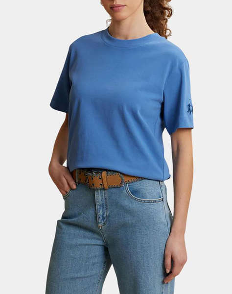 LA MARTINA БЛУЗА T-SHIRT KMWOMAN T-SHIRT S/s CREWNECK LGT