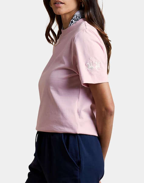 LA MARTINA БЛУЗА T-SHIRT KMWOMAN T-SHIRT S/s CREWNECK LGT