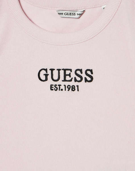 GUESS RIB MIDI SL T-SHIRT ДЕТСКА БЛУЗА GIRL