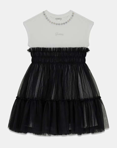 GUESS MIXED FABRIC SS DRESS РОКЛЯ ДЕТСКИ GIRL