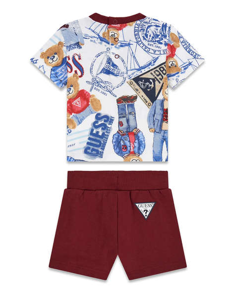 GUESS SET SS T-SHIRT+ACTIVE SHORTS SET ДЕТСКИ BOY