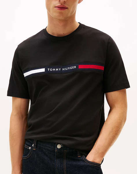 TOMMY HILFIGER HILFIGER CHEST INSERT TEE