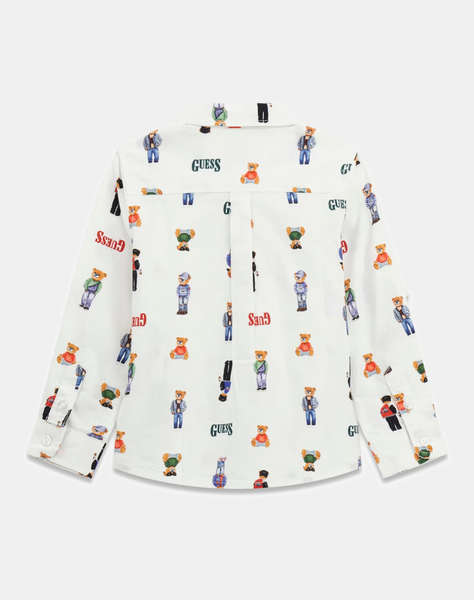 GUESS OXFORD ADJ. LS SHIRT_CEREMONY РИЗА ДЕТСКИ BOY