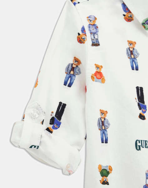 GUESS OXFORD ADJ. LS SHIRT_CEREMONY РИЗА ДЕТСКИ BOY
