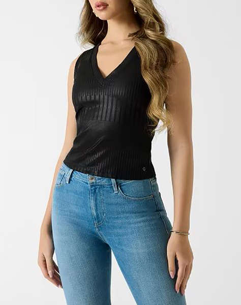 GUESS SL V-NECK MARILENA TOP ДАМСКА БЛУЗА