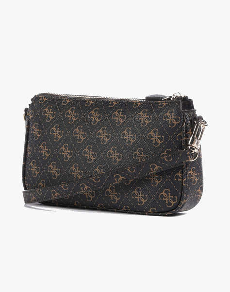 GUESS NOELLE II DBL POUCH CROSSBODY ДАМСКА ЧАНТА