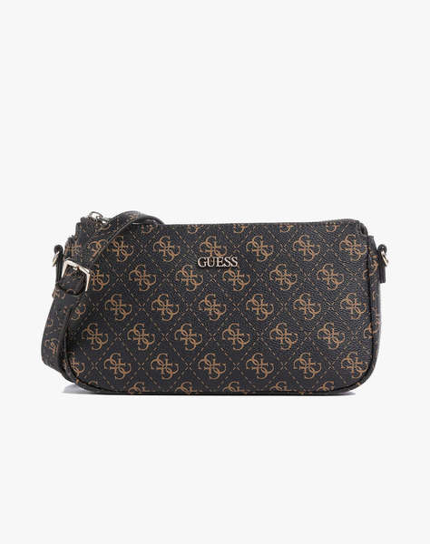 GUESS NOELLE II DBL POUCH CROSSBODY ДАМСКА ЧАНТА