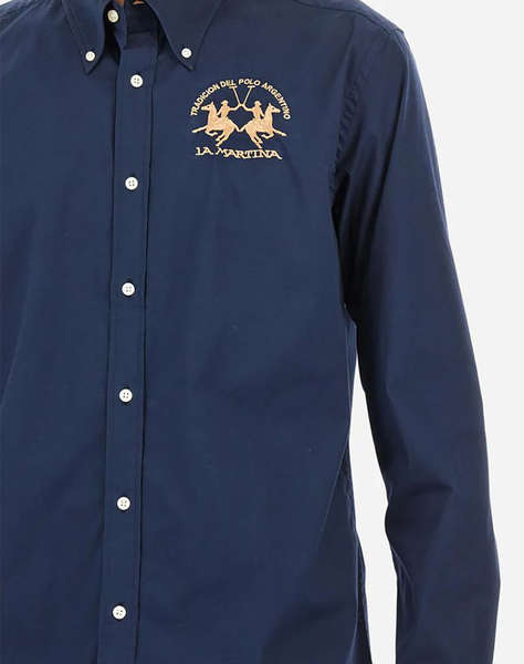 LA MARTINA РИЗА ΜΜ MAN SHIRT L/S POPLIN
