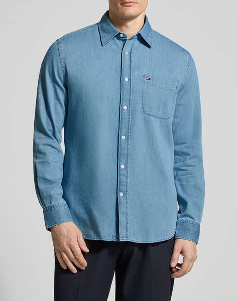 TOMMY HILFIGER LIGHTWEIGHT DENIM RF SHIRT