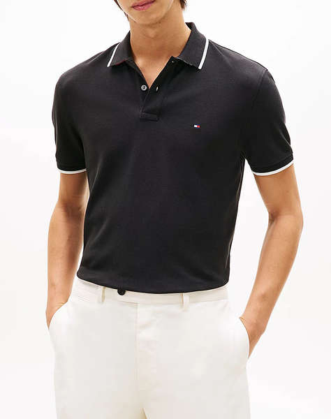 TOMMY HILFIGER PIQUE UNDERCOLLAR REG POLO