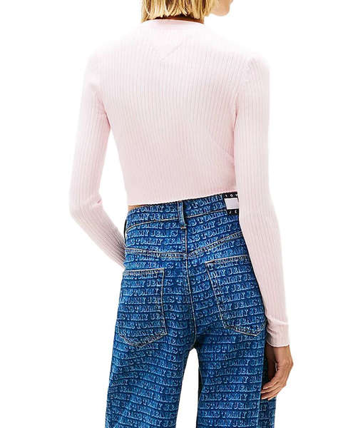 TOMMY JEANS TJW CROPPED RIB CARDIGAN