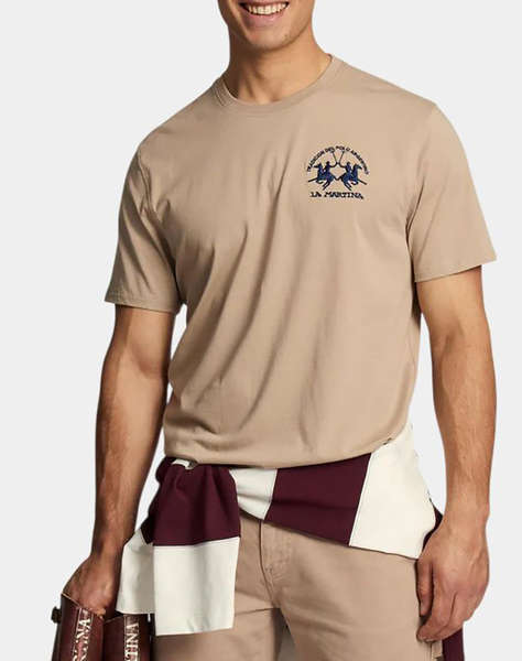 LA MARTINA БЛУЗА T-SHIRT KMMAN S/S TSHIRT JERSEY