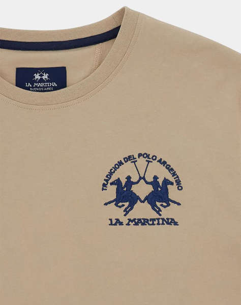 LA MARTINA БЛУЗА T-SHIRT KMMAN S/S TSHIRT JERSEY