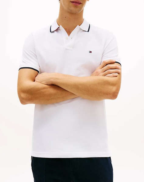 TOMMY HILFIGER PIQUE UNDERCOLLAR REG POLO