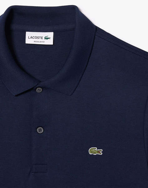 LACOSTE БЛУЗА KMSHORT SLEEVED RIBBED COLLAR SHIRT