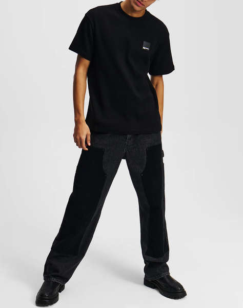 KARL LAGERFELD JEANS KLJ REG SS WAFFLE TEE