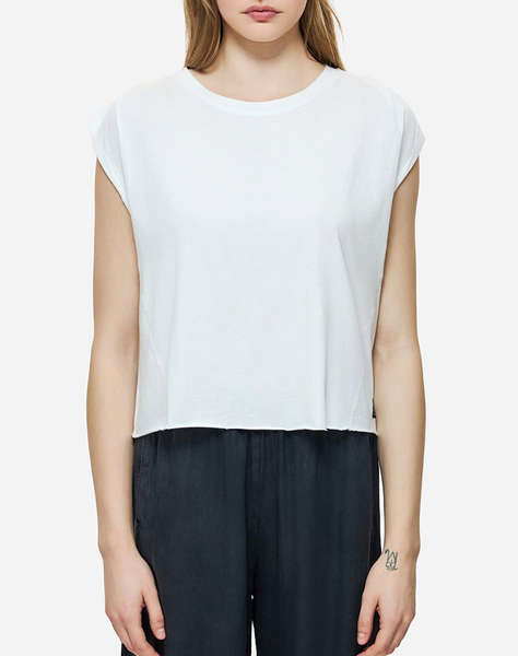 DIRTY LAUNDRY BOXY T-SHIRT WITH SLEEVE DETAIL