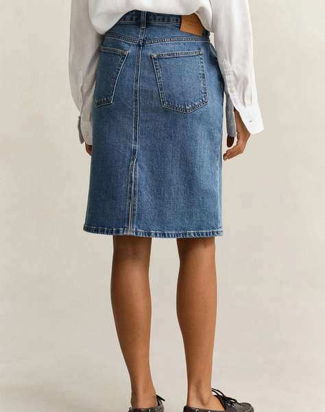 GANT SKIRT DENIM PENCIL SKIRT