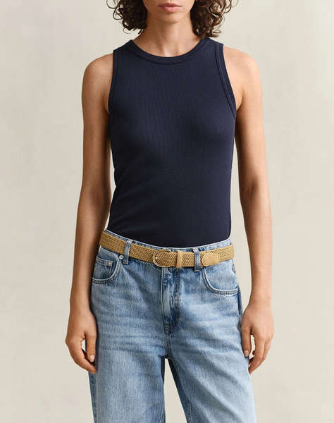 GANT BLOUSE ΧΜ HIGH NECK RIB TANK TOP