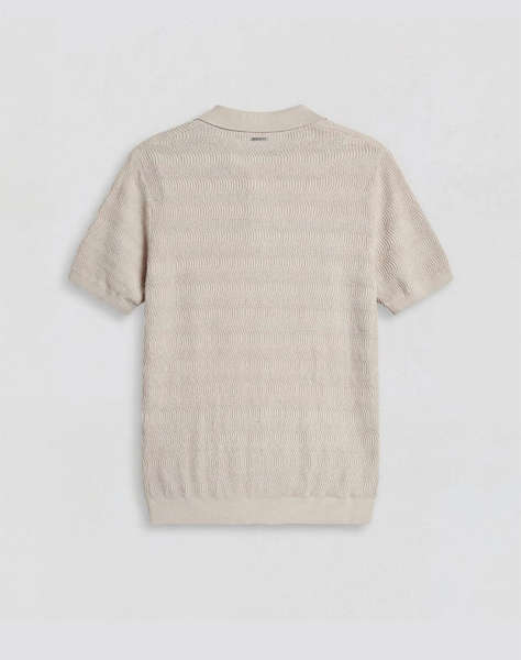 ANTONY MORATO PRE MMSW01579YA100071 SWEATER REGULAR FIT IN COMBED COTTON JACQUARD KNITSTITCH МЪЖКИ ПУЛОВЕР