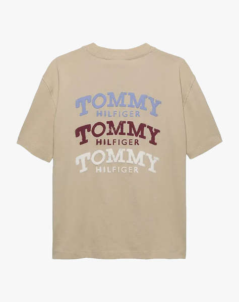 TOMMY HILFIGER WASHED FADED GRAPHIC T-SHIRT SS