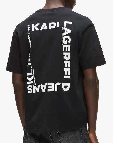KARL LAGERFELD JEANS KLJ REG BACK FRAME TEE