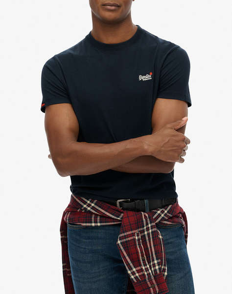 SUPERDRY D1 ESSENTIAL CONTRAST EMB TEE МЪЖКА БЛУЗА