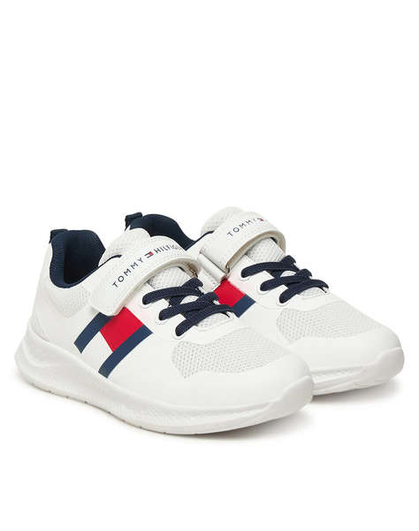 TOMMY HILFIGER FLAG LOW CUT LACE-UP/VELCRO SNEAKER
