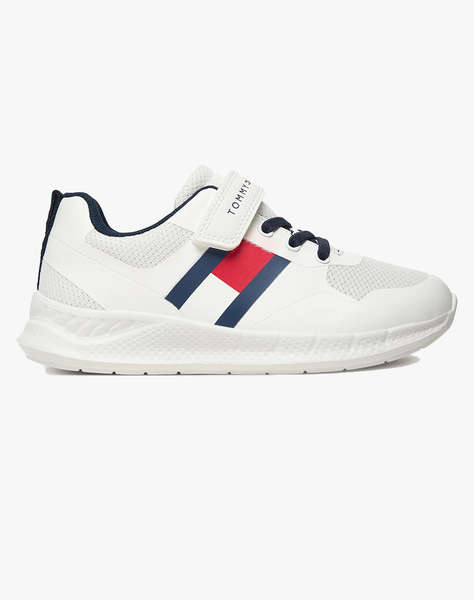 TOMMY HILFIGER FLAG LOW CUT LACE-UP/VELCRO SNEAKER