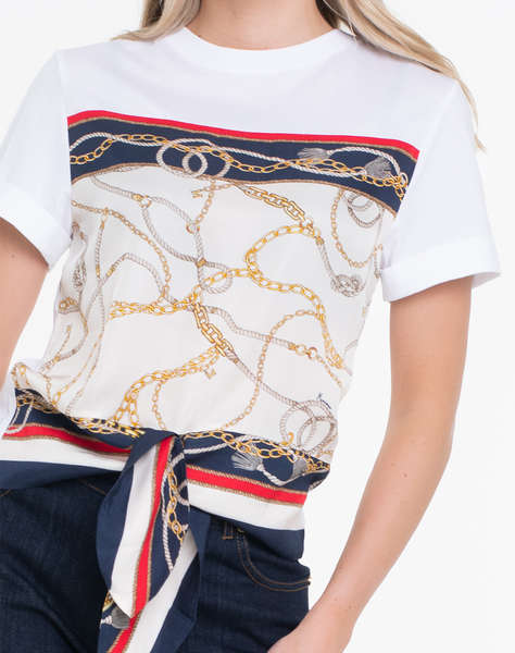 GUESS BY MARCIANO KALILA KNOTTED TSHIRT ДАМСКА ТЕНИСКА