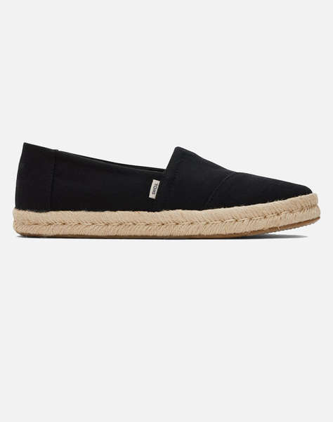 TOMS BLK REC SLUBBY WM ALROPE ESP