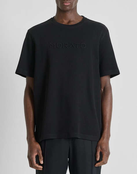 ANTONY MORATO PRE MMKS02607FA100268 T-SHIRT RELAXED FIT IN DOBBY JERSEY FABRIC WITH EMBROIDERED LOGO МЪЖКА БЛУЗА