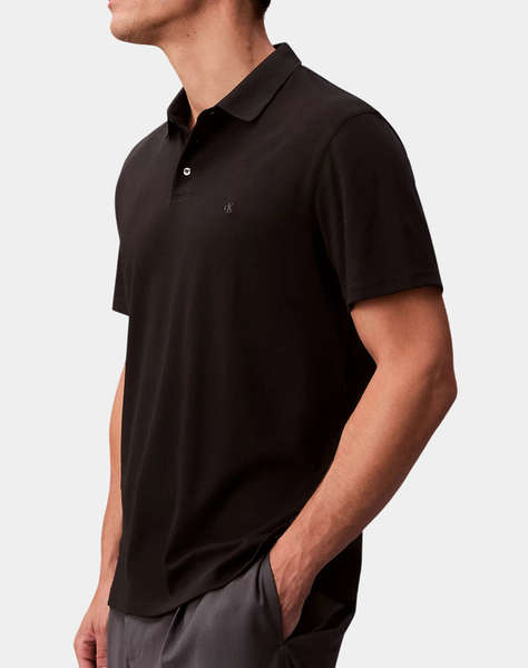 CALVIN KLEIN SS SUPIMA CHEST EMB POLO