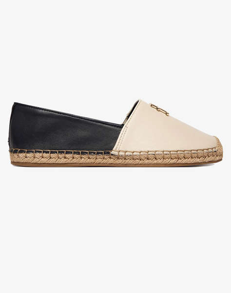 TOMMY HILFIGER TH LOGO LEATHER ESPADRILLE