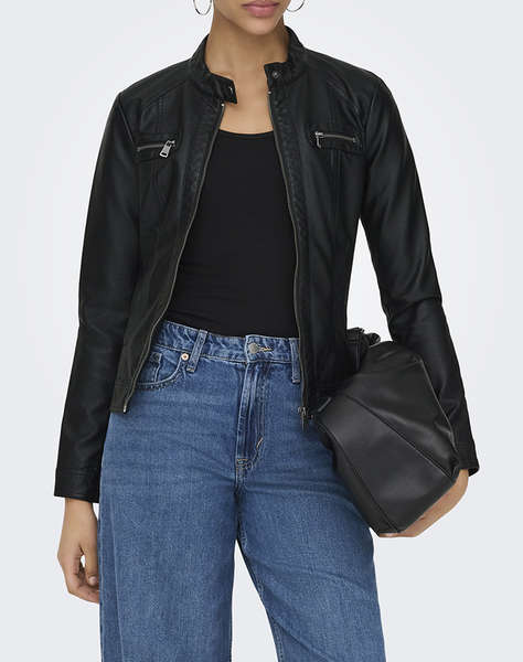 ONLY ONLBANDIT FAUX LEATHER BIKER OTW NOOS