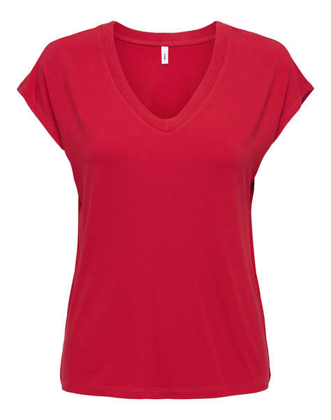 ONLY ONLRILLA S/S V-NECK TOP JRS