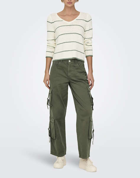 ONLY ONLGEENA L/S V-NECK KNT NOOS